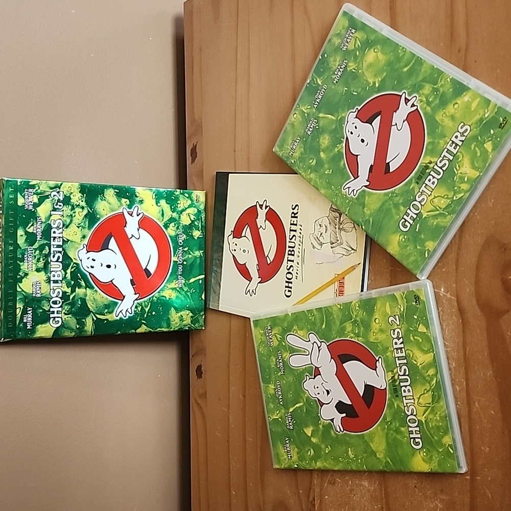 GHOSTBUSTERS DVD Set 1 and 2 Includes Booklet